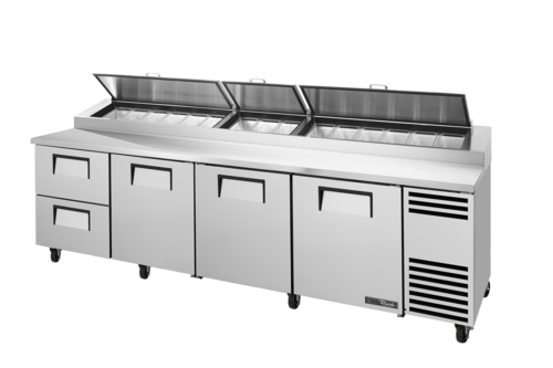 True TPP-AT-119D-2-HC~HGTP 119 1/4" 3 Doors Pizza Prep Table