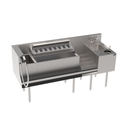 Krowne KR24-S72-10 72" Underbar Ice Bin / Cocktail Station