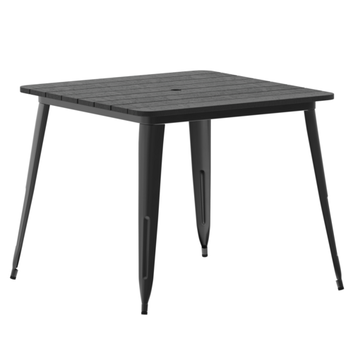 Flash Furniture JJ-T14619-90-BKBK-GG 36" Patio Table