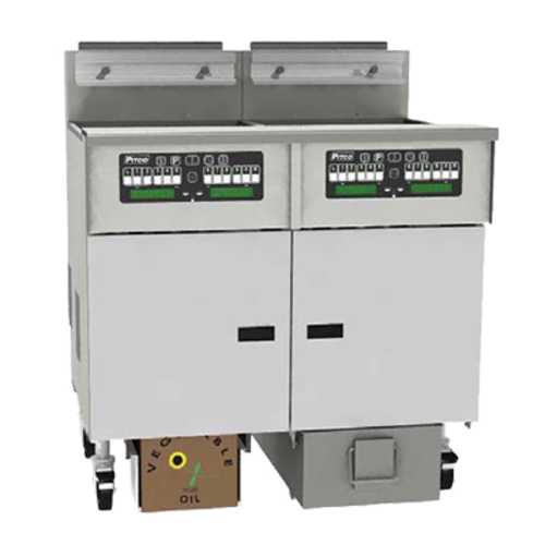 Pitco SSHLV184R-C/FD 19 5/8" 40 lb Gas Floor Fryer