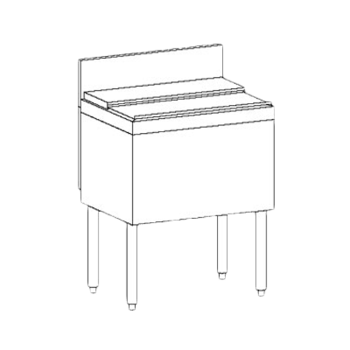 Perlick TS18IC 18" Underbar Ice Bin / Cocktail Station