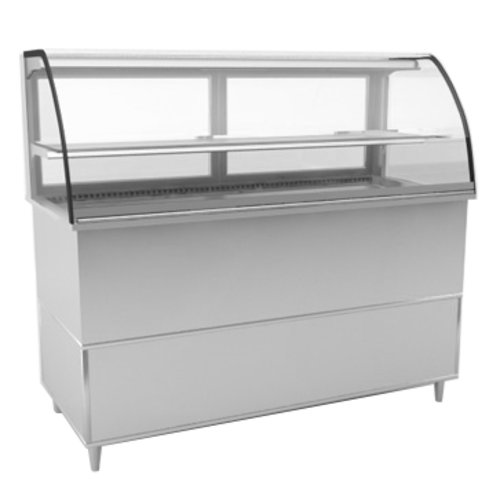 RPI VICD4-20-R-CV-SC-INS 57 1/8" Refrigerated Display Case