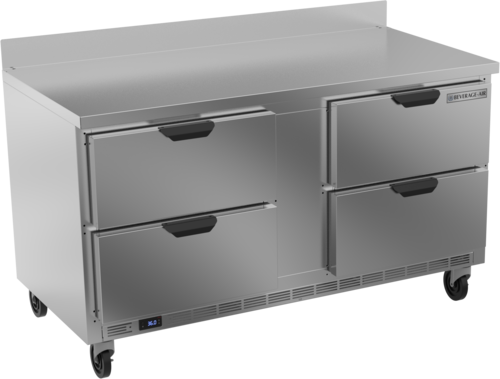 Beverage-Air WTRD60AHC-4 60" 4 Drawer Worktop Refrigerator