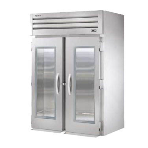 True STA2RRI-2G-HC 68" 2 Section Glass Door Roll-In Refrigerator