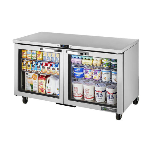True TUC-60G-HC~SPEC3 60 3/8" Glass Door Undercounter Refrigerator