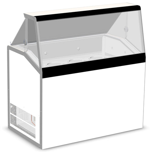 Master-Bilt DD-46L 48 1/4" Ice Cream Dipping Cabinet