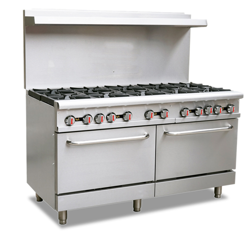 Omcan 46127 60" 10 Burner Gas Restaurant Range