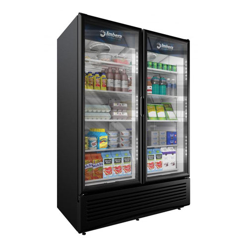 Omcan 41218 54 1/8" 2 Section Refrigerated Merchandiser