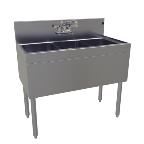 Glastender TSA-36-S 36" Underbar Sink