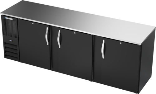 Beverage-Air BBN94HC-B 94" Solid Door Back Bar Cooler