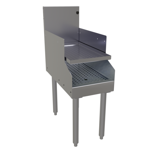 Glastender RDBA-12S 12" Underbar Drainboard