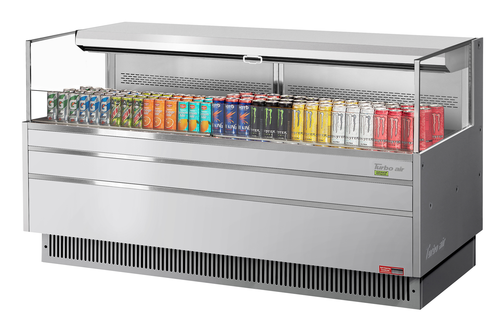 Turbo Air TOM-72L-UF-S-1S-N 70 3/4" Open Air Merchandiser