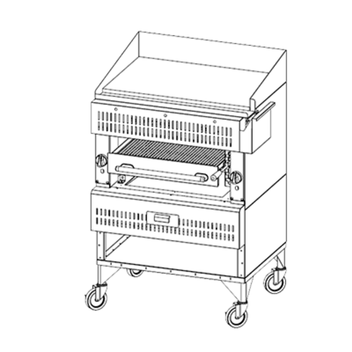 Vulcan VST3B 36" Gas Upright Broiler