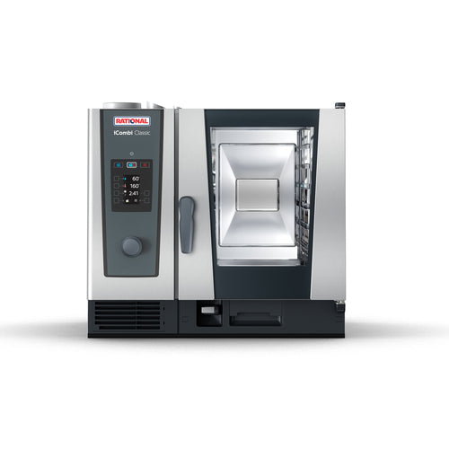 RATIONAL ICC 6-HALF LP 120V 1 PH (PKGSINGLE) 33 1/2" Gas Combi Oven