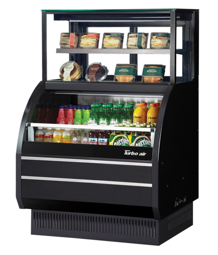 Turbo Air TOM-W-40SB-UF-N 38 7/8" Open Air Merchandiser