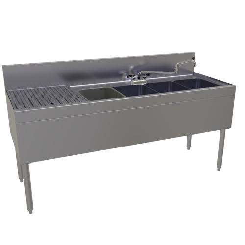 Glastender FSB-66R-S 66" Underbar Sink