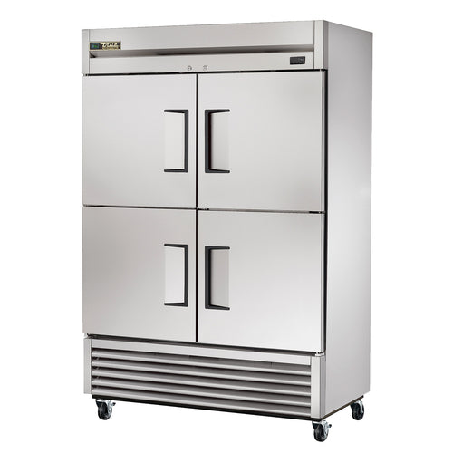 True TS-49-4-HC 54 1/8" 2 Section Solid Door Reach-In Refrigerator