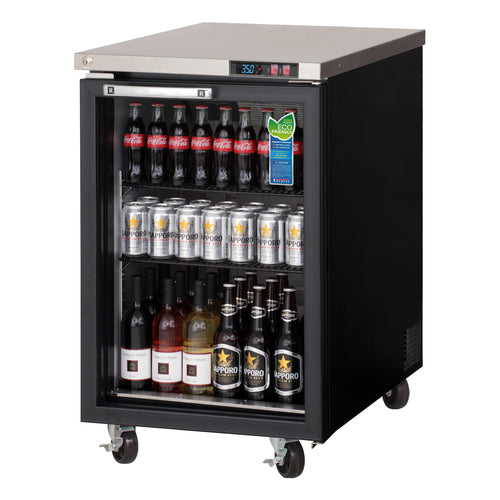 Everest EBB23G 23 1/2" Glass Door Back Bar Cooler