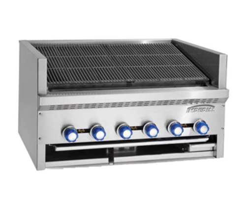 Imperial IAB-72 72" Gas Countertop Charbroiler