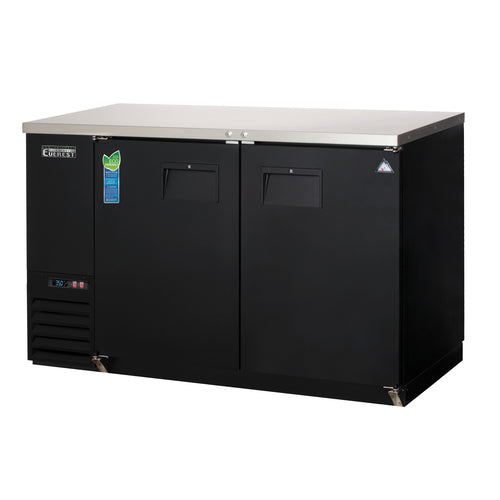 Everest EBB59 57 3/4" Solid Door Back Bar Cooler