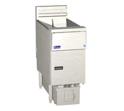 Pitco SE14S-1FD 15 5/8" 50 lb Electric Floor Fryer