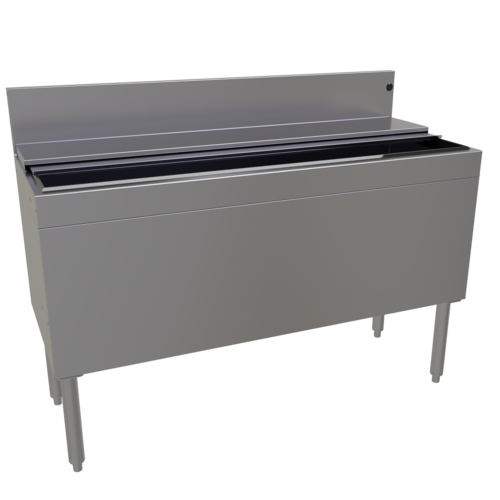 Glastender IBA-48-CP10-ED 48" Underbar Ice Bin / Cocktail Station