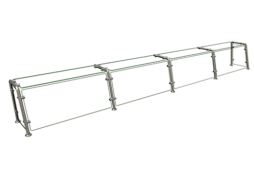 Hatco EP22-13212 132" Sneeze Guard