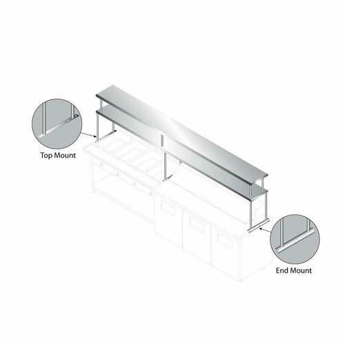 Advance Tabco CU-24-84-2 84" Overshelf