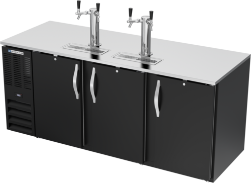 Beverage-Air DD78HC-B 78" Draft Beer Cooler