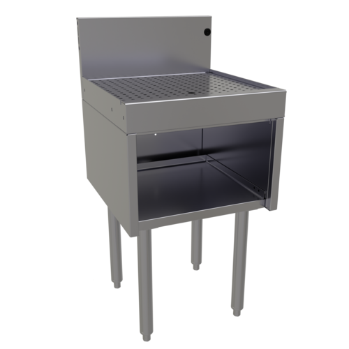 Glastender DBHA-18-LD 18" Underbar Drainboard