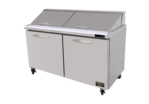 Axis KSTM-60-2 60 3/8" 2 Doors 24 Pan Mega Top Sandwich / Salad Prep Table