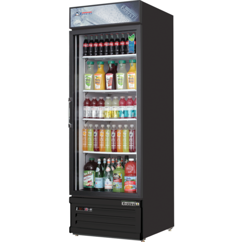 Everest EMGR20B 24 3/4" 1 Section Refrigerated Merchandiser