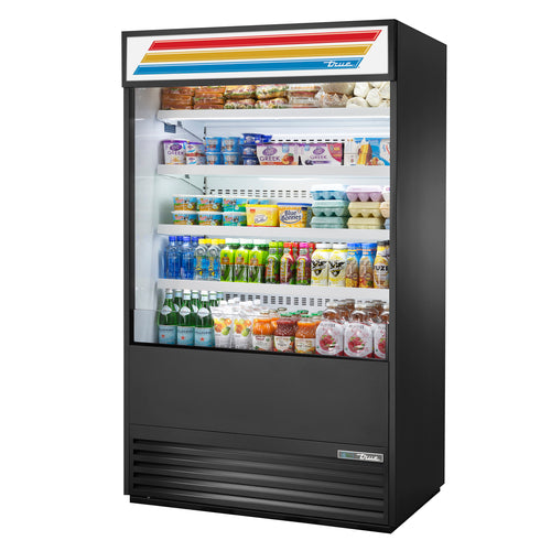 True TOAM-48-HC~TSL01 48" Open Air Merchandiser