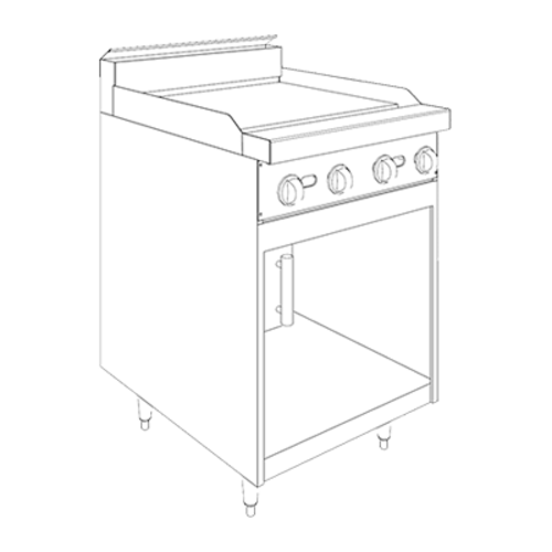 Jade Range JBR-24G 24" Gas Restaurant Range