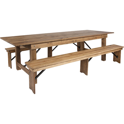 Flash Furniture XA-FARM-6-GG 108" Dining Table