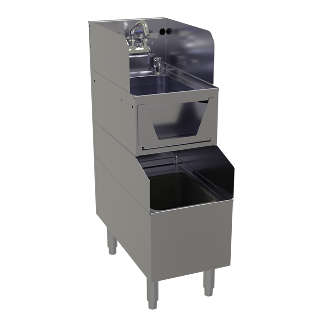 Glastender FS12 12" Underbar Sink