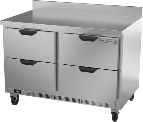 Beverage-Air WTRD48AHC-4-FIP 48" 4 Drawer Worktop Refrigerator