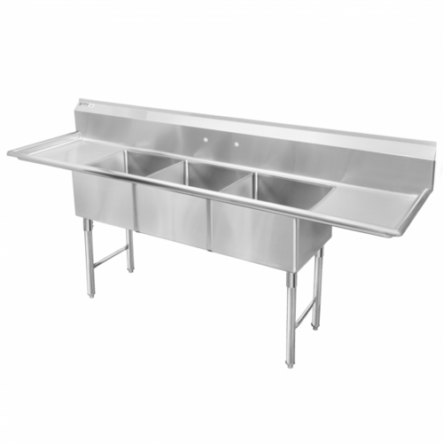 GSW SHH20243D 100 3/8" Compartment Sink