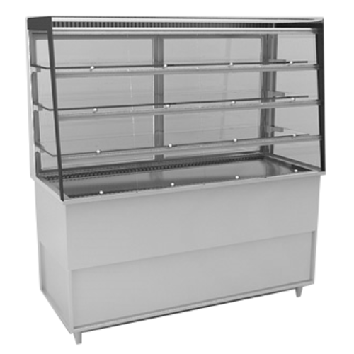RPI VICD4-34-R-SL-SC-FD 57 1/8" Refrigerated Display Case