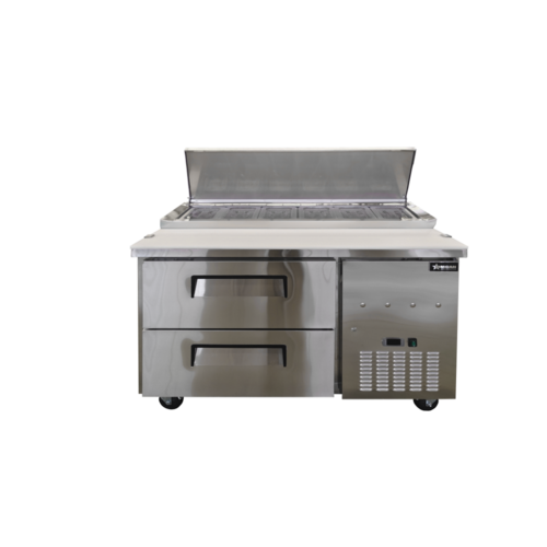 Omcan 48393 47 3/8" 2 Drawer Pizza Prep Table