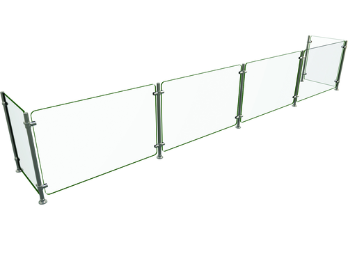 Hatco EP5-RING-144 144" Sneeze Guard