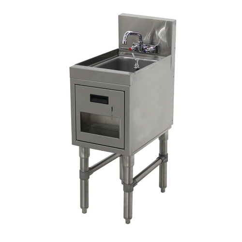 Advance Tabco PRHSST-19-12 12" Underbar Sink