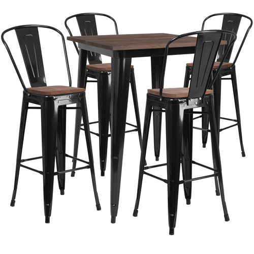 Flash Furniture CH-WD-TBCH-19-GG 32" Dining Set