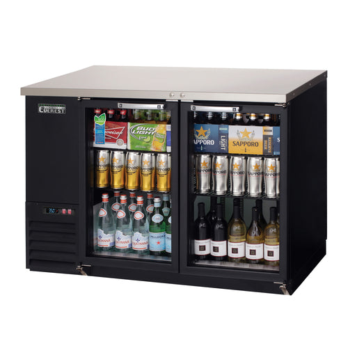 Everest EBB48G-24 49" Glass Door Back Bar Cooler