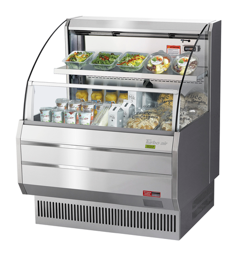 Turbo Air TOM-30LS-N 28 1/8" Open Air Merchandiser