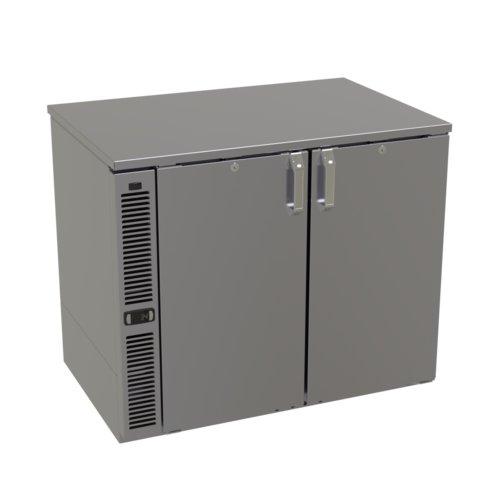 Glastender C1SL36 36" Solid Door Back Bar Cooler