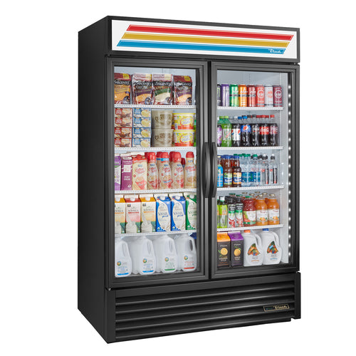 True GDM-49-HC~TSL01 54 1/8" 2 Section Refrigerated Merchandiser