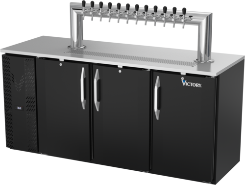 Victory VDDN72HC-B-12T 72" Draft Beer Cooler