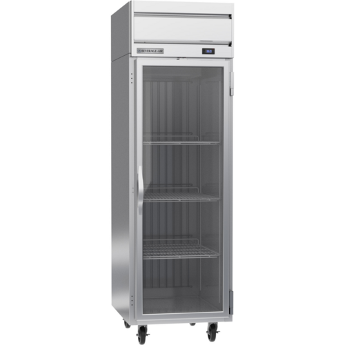 Beverage-Air HR1HC-1G 26" 1 Section Glass Door Reach-In Refrigerator