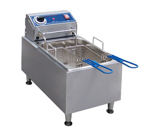 Globe PF10E 15 1/4" 10 lb Electric Countertop Fryer